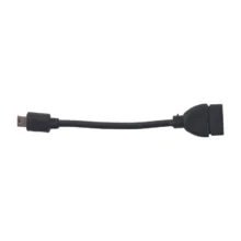 کابل USB OTG به miniUSB مدل Mini USB به طول 15 سانتی متر | مشکی
