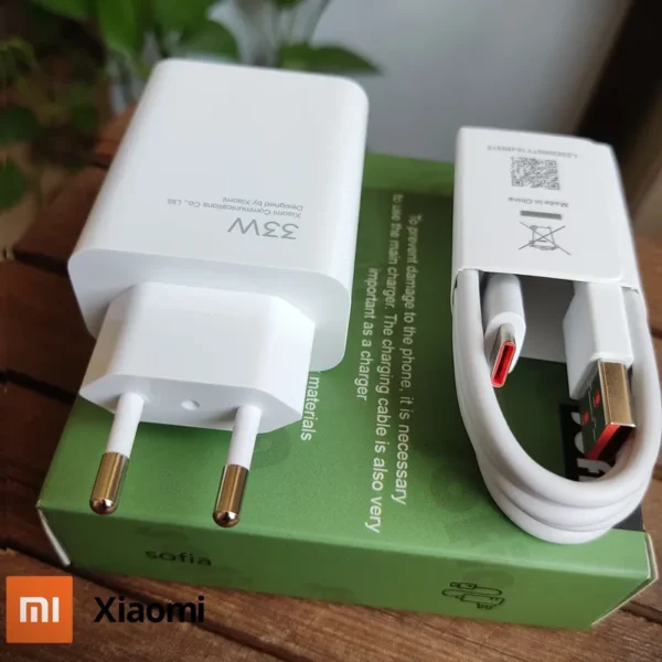 شارژ شیائومی با آداپتور