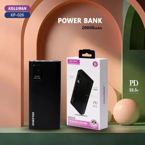 پاوربانک کلومن مدلKP-026 22.5W