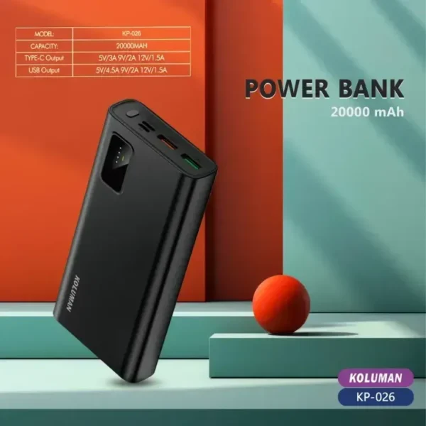 پاوربانک کلومن مدلKP-026 22.5W